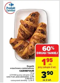 Carrefour Rogalik orzechowo-czekoladowy carrefour oferta