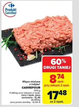 Carrefour Mięso mielone z indyka carrefour oferta