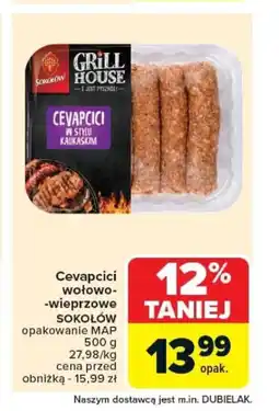 Carrefour Cevapcici wołowo-wieprzowe sokołów oferta