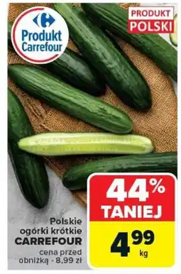 Carrefour Polskie ogórki krótkie carrefour oferta