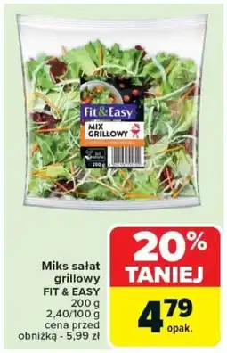 Carrefour Miks sałat grillowy fit & easy oferta