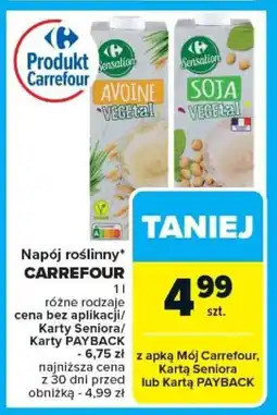 Carrefour Napój roślinny carrefour oferta