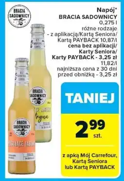 Carrefour Napój bracia sadownicy oferta