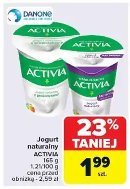 Carrefour Jogurt naturalny activia oferta
