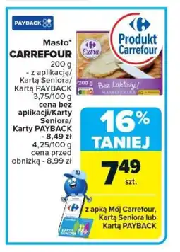 Carrefour Masło carrefour oferta
