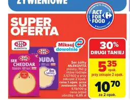 Carrefour Ser żółty mlekovita oferta