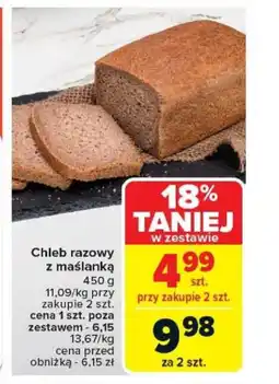 Carrefour Chleb razowy z maślanką oferta