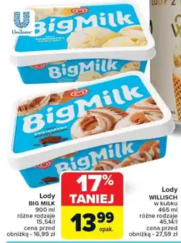 Carrefour Lody big milk oferta