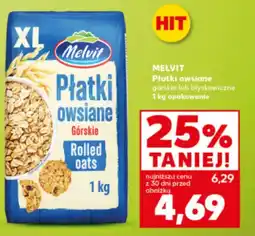 Kaufland Płatki owsiane Melvit oferta