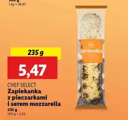 Lidl CHEF SELECT Zapiekanka z pieczarkami i serem mozzarella oferta
