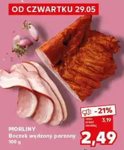 Kaufland MORLINY Boczek wędzony parzony 100 g oferta