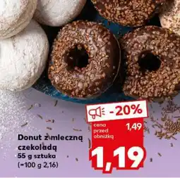 Kaufland Donut z mleczną czekoladą oferta