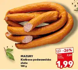 Kaufland Kiełbasa podwawelska złota oferta