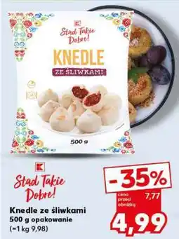 Kaufland Knedle ze śliwkami oferta