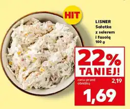 Kaufland LISNER Sałatka z selerem i fasolą 100 g oferta