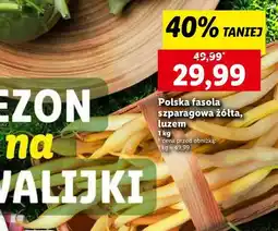 Lidl Fasola szparagowa żółta oferta