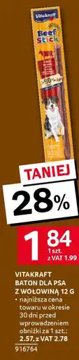 Selgros Vitakraft baton dla psa z wołowiną oferta