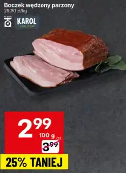 Delikatesy Centrum Boczek wędzony parzony 100g Karol oferta