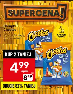 Delikatesy Centrum Chrupki Cheetos Spirals Cheese oferta