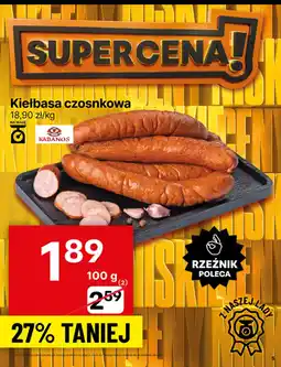 Delikatesy Centrum Kiełbasa czosnkowa Kabanos oferta