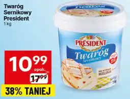 Delikatesy Centrum Twaróg sernikowy President 1kg oferta
