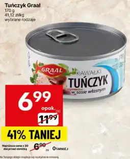 Delikatesy Centrum Tuńczyk Graal w sosie własnym 170g oferta