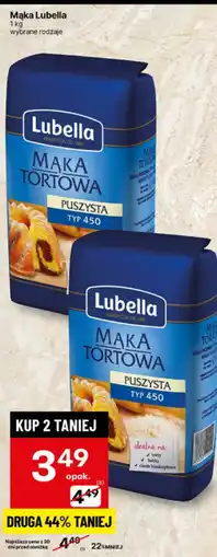 Delikatesy Centrum Mąka Lubella tortowa puszysta typ 450 1kg oferta