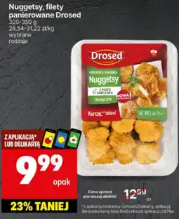 Delikatesy Centrum Nuggetsy, filety panierowane Drosed 320-350g oferta