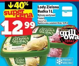 Topaz Lody Zielona Budka 1L Froneri oferta