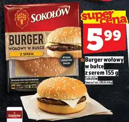 Topaz Burger wołowy w bułce z serem 155 g Sokołów oferta