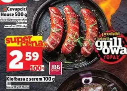 Topaz Kiełbasa z serem 100 g JBB oferta