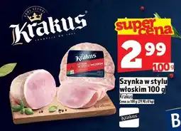 Topaz Szynka w stylu włoskim 100 g Krakus oferta