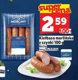 Topaz Kiełbasa morlińska z szynki 100 g Morliny oferta