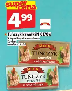 Topaz Tuńczyk kawałki MK 170 g Konsul oferta
