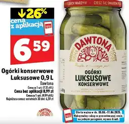 Topaz Ogórki konserwowe Luksusowe 0.9L Dawtona oferta