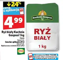 Topaz Ryż biały Kuchnia Gosposi 1 kg Cenos oferta