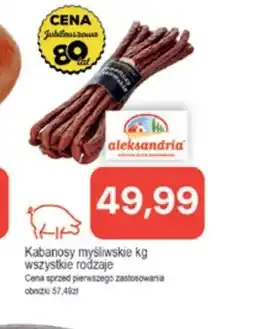 Społem Kabanosy Aleksandria oferta