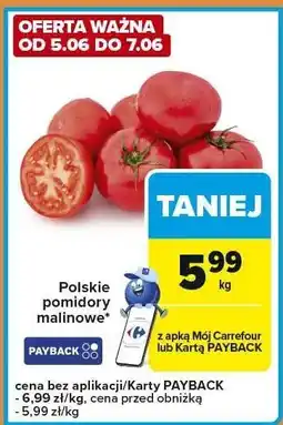 Carrefour Express Pomidor polski malinowy Carrefour Express oferta
