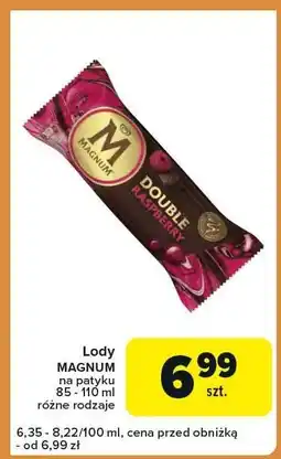 Carrefour Express Lody MAGNUM na patyku 85-110ml oferta