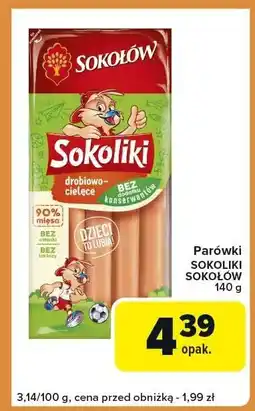 Carrefour Express Parówki SOKOLIKI SOKOŁÓW 140g oferta