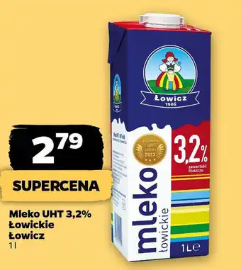 Netto Mleko UHT 3,2% Łowickie Łowicz oferta