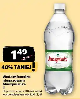 Netto Woda mineralna niegazowana Muszynianka oferta