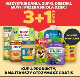 Netto Wszystkie dania, zupki, deserki, musy i przekąski dla dzieci oferta