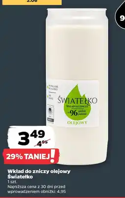 Netto Wkład do zniczy olejowy Światełko oferta