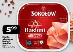 Netto Szynka wieprzowa Basiuni Sokołów oferta