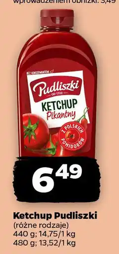 Netto Ketchup Pudliszki oferta