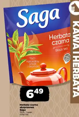 Netto Herbata czarna ekspresowa Saga oferta