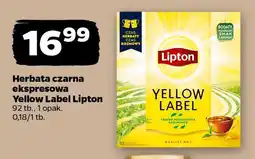 Netto Herbata czarna ekspresowa Yellow Label Lipton oferta