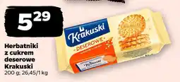 Netto Herbatniki z cukrem deserowe Krakuski oferta