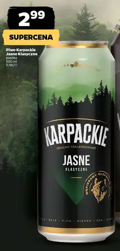Netto Piwo Karpackie Jasne Klasyczne oferta